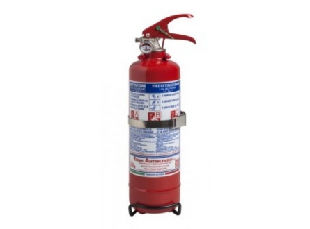 Estintore EN 3/7 polvere ABC kg 1 - 8A 34B C - 21010-1 - PED 2014/68/UE - MED 2014/90/UE