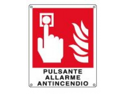 Pulsante allarme antincendio