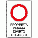 Divieto di transito
