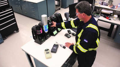 banco prova rilevatore multigas bump test galaxy gx2 Msa